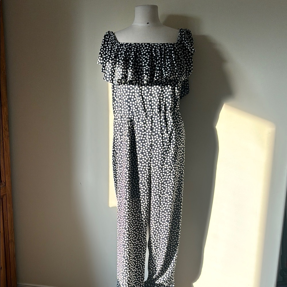 Betsy Johnson Polka Dot Jumpsuit Size 16W